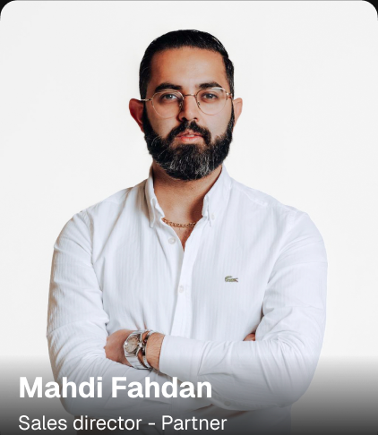 Mahdi Fahdan — Sales director - Partner