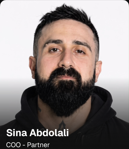 Sina Abdolali — COO - Partner