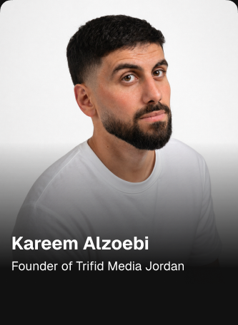 Kareem Alzoebi — Founder of Trifid Media Jordan