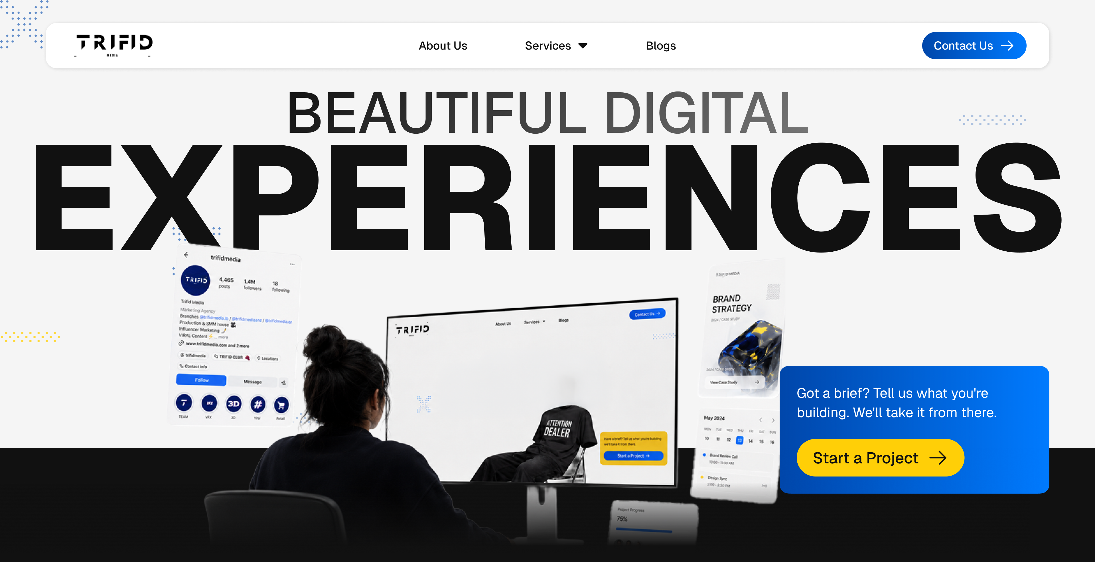 Beautiful digital experiences — Trifid web and app development